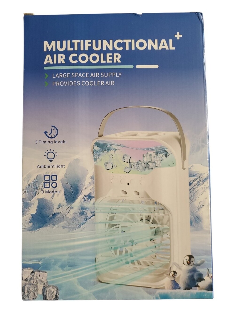 Mini Portable Air Conditioner Evaporative Air Cooler Personal Cooling Fan NIP